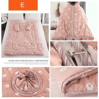 Lazy Quilt with Sleeves Blanket Cape Cloak Nap Blanket Dormitory Mantle 150x200cm J2Y
Lazy Quilt with Sleeves Blanket Cape Cloak Nap Blanket Dormitory Mantle 150x200cm J2Y