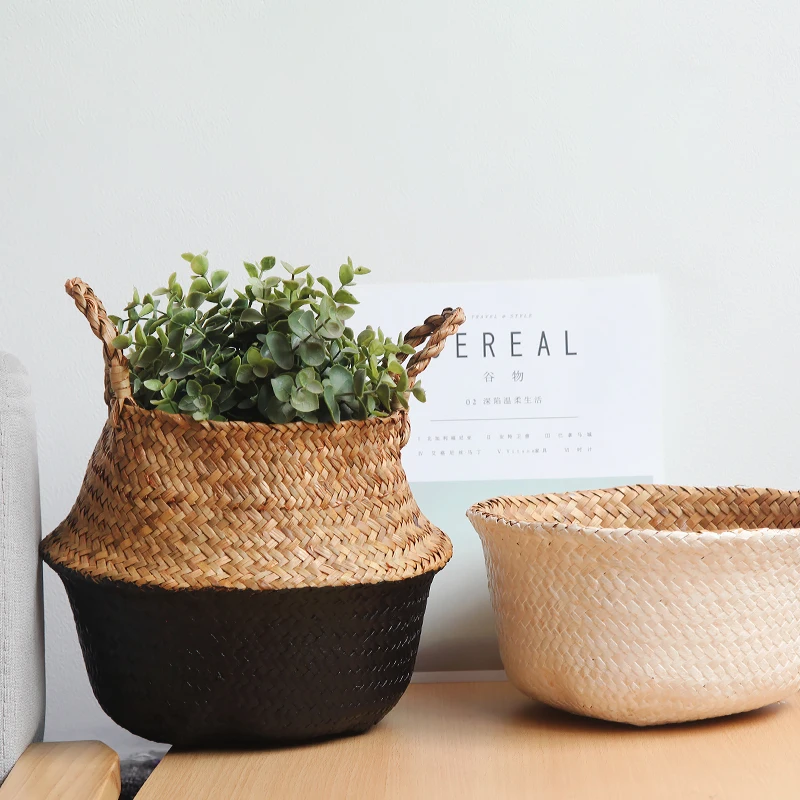 Handmade Seagrass Storage Basket Straw Basket Write Wicker Basket Storage Bag White Garden Flower Pot Planter
Handmade Seagrass Storage Basket Straw Basket Write Wicker Basket Storage Bag White Garden Flower Pot Planter