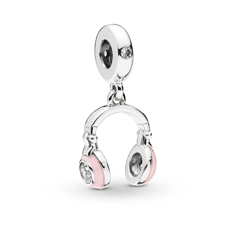 2019 Life Moments 925 Sterling Silver Pink Headphones Hanging Charm Fits Original Pandora Bracelets Spring Earphone Charms Beads 
2019 Life Moments 925 Sterling Silver Pink Headphones Hanging Charm Fits Original Pandora Bracelets Spring Earphone Charms Beads