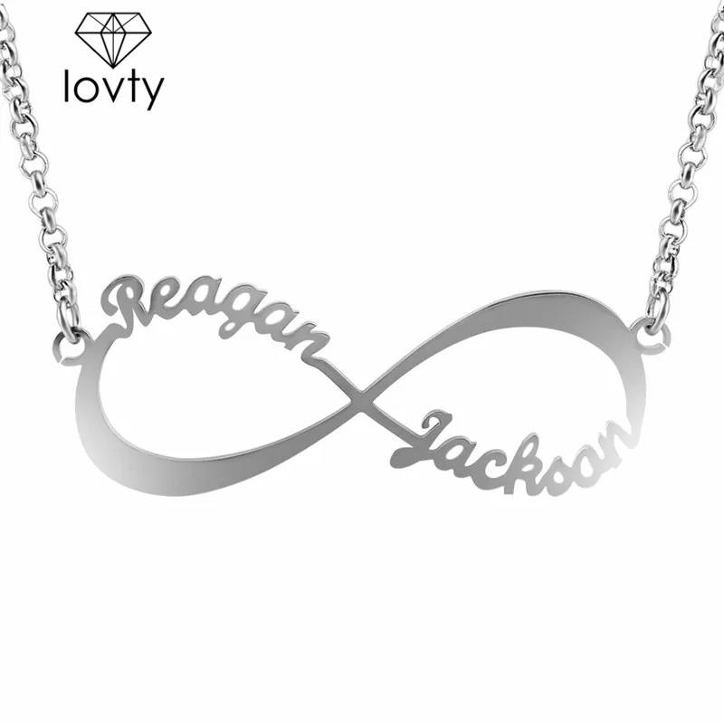 lovty Infinite Engrave Name Name Pendant Necklace Custom Personalized Necklace Mother's Day Valentine's Day Gift for Mom Jewelry
lovty Infinite Engrave Name Name Pendant Necklace Custom Personalized Necklace Mother's Day Valentine's Day Gift for Mom Jewelry