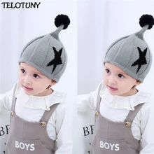 TELOTUNY 2018 FASHION Children Girls Boys Winter Stars Print Knitted Hat kids Winter Keep Warm Cap IU20