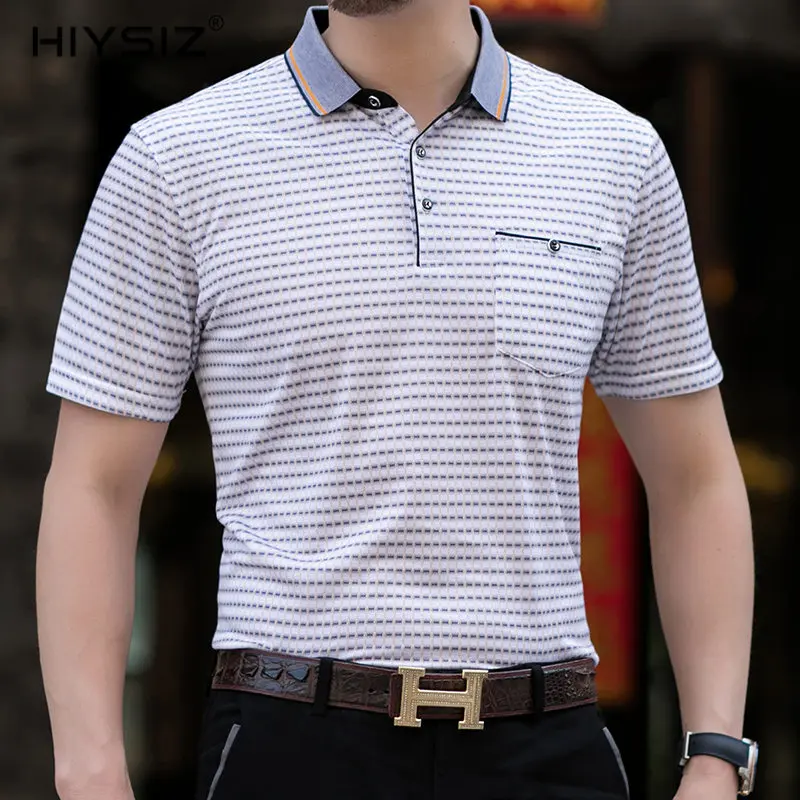 HIYSIZ T-Shirt Men 2019 Casual Streetwear Solid with a Pocket Contracted Stylish Trend Turn-down Collar Tshirts Men Summer ST222
HIYSIZ T-Shirt Men 2019 Casual Streetwear Solid with a Pocket Contracted Stylish Trend Turn-down Collar Tshirts Men Summer ST222