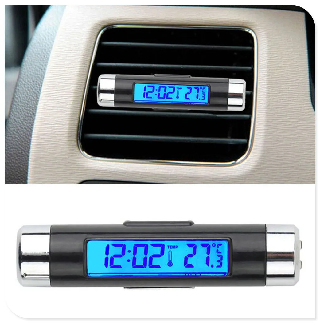 Car Digital LCD Temperature Clock Time Vent for Ford Expedition EcoSport Kuga F-Series Escape SVT Reflex Freestar
Car Digital LCD Temperature Clock Time Vent for Ford Expedition EcoSport Kuga F-Series Escape SVT Reflex Freestar