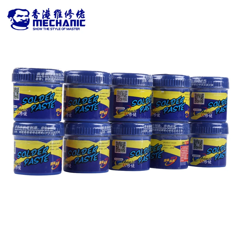 Mechanic XGS60 Soldering Welding Paste Lead-free BGA Solder Tin Flux Low Temperature For iPhone A8 A9 A10 A11 Repair Tool
Mechanic XGS60 Soldering Welding Paste Lead-free BGA Solder Tin Flux Low Temperature For iPhone A8 A9 A10 A11 Repair Tool