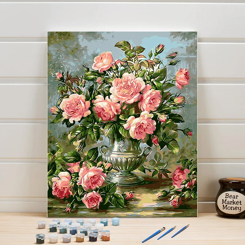 Pictures Flowers Paint By Numbers DIY Acrylics Coloring Home Arts Hand Painted Canvas Oil Paintings For Living Room Bedroom Wall
Pictures Flowers Paint By Numbers DIY Acrylics Coloring Home Arts Hand Painted Canvas Oil Paintings For Living Room Bedroom Wall