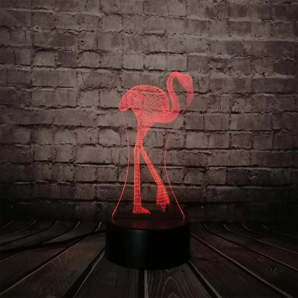HOT SALE INS Multicolor Flamingo Decorative Animal 3D Lamp Night Light RGB LED Lighting Christmas Xmas Gifts Kids Toys Lava
HOT SALE INS Multicolor Flamingo Decorative Animal 3D Lamp Night Light RGB LED Lighting Christmas Xmas Gifts Kids Toys Lava