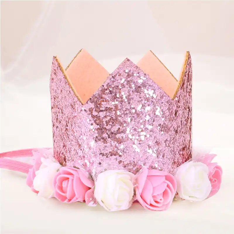 0-30 flower crown birthday hat childrens birthday party