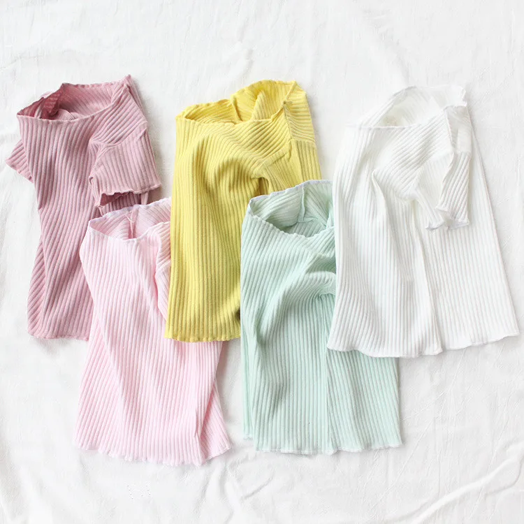 Children Tops Kids Clothes Girls Cotton T Shirts for Boys Short Sleeve Summer T-Shirts Ribbed Striped Blouse 2019 Wholesale
Children Tops Kids Clothes Girls Cotton T Shirts for Boys Short Sleeve Summer T-Shirts Ribbed Striped Blouse 2019 Wholesale