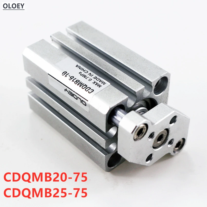 OLOEY CDQMB smc type air cylinder compact rod guide pneumatic cylinder CDQMB20-75 CDQMB25-75 control systm
OLOEY CDQMB smc type air cylinder compact rod guide pneumatic cylinder CDQMB20-75 CDQMB25-75 control systm