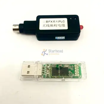 30M Wireless Bluetooth Programming Cable for Mitsubishi FX series PLC replace USB-SC09-FX Support WIN7/8
30M Wireless Bluetooth Programming Cable for Mitsubishi FX series PLC replace USB-SC09-FX Support WIN7/8