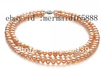 huij 002126 2 Rows 9-10mm Sets 2 Clour White Pink Akoya Cultured Pearl Necklace/Bracelets can choose
huij 002126 2 Rows 9-10mm Sets 2 Clour White Pink Akoya Cultured Pearl Necklace/Bracelets can choose