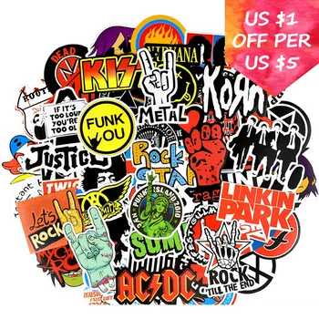 100Pcs Rock N'Roll Stickers For Suitcase Skateboard Laptop Cell Phone Motorcycle Bicycle Car Accessories Punk DIY Stickers
100Pcs Rock N'Roll Stickers For Suitcase Skateboard Laptop Cell Phone Motorcycle Bicycle Car Accessories Punk DIY Stickers