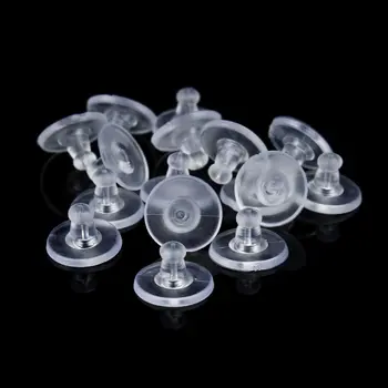 200pcs/lot Earrings Jewelry Accessories Rubber Back Silicone Round Ear Plugging Blocked Plastic Earring Back Stoppers DIY TK-124
200pcs/lot Earrings Jewelry Accessories Rubber Back Silicone Round Ear Plugging Blocked Plastic Earring Back Stoppers DIY TK-124