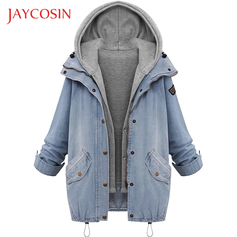 JAYCOSIN Warm Winter Women Collar Hooded Coat Jacket Denim Trench Parka Outwear Spring Coat Women Wool Long Coat 2019
JAYCOSIN Warm Winter Women Collar Hooded Coat Jacket Denim Trench Parka Outwear Spring Coat Women Wool Long Coat 2019
