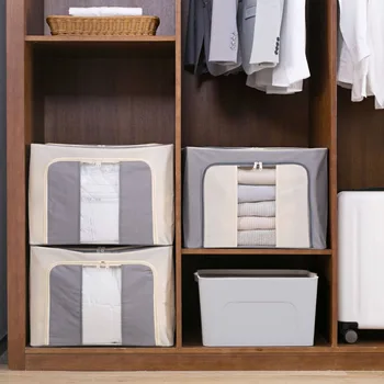 72L Foldable Cloth Storage Box Bin with Zipper Pillow Quilt Blanket Storage Bag Toys Snacks Underwear Container Closet Organizer
72L Foldable Cloth Storage Box Bin with Zipper Pillow Quilt Blanket Storage Bag Toys Snacks Underwear Container Closet Organizer