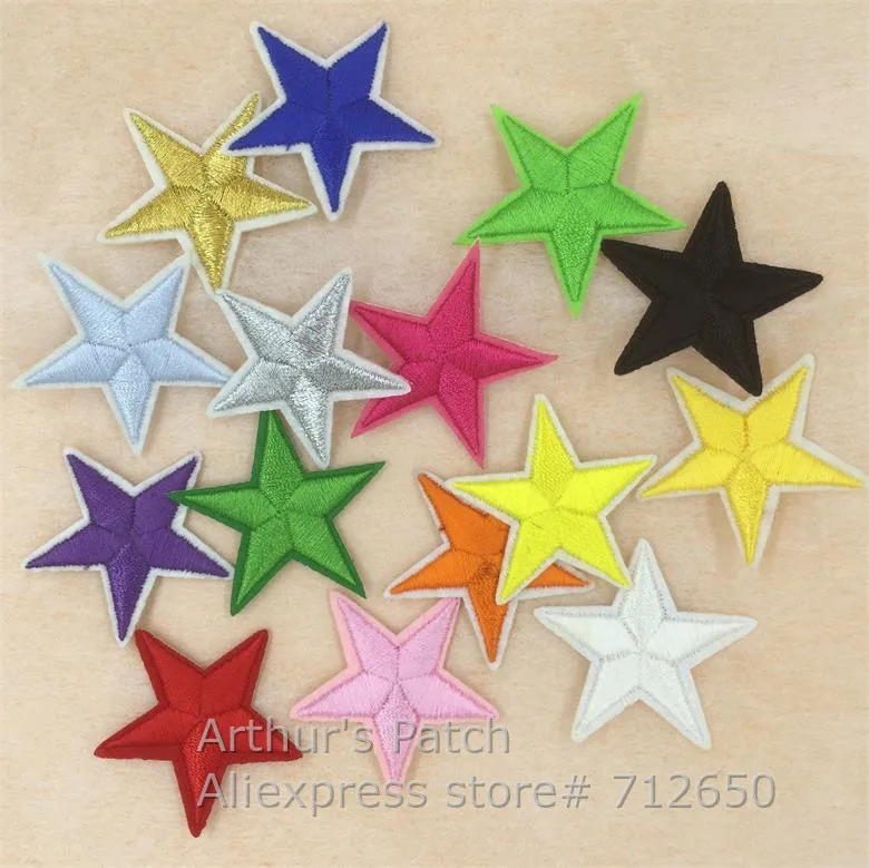 New arrival 10 pcs little star Embroidered patches iron on cartoon Motif Applique hat bag garment embroidery accessory 15 colors
New arrival 10 pcs little star Embroidered patches iron on cartoon Motif Applique hat bag garment embroidery accessory 15 colors