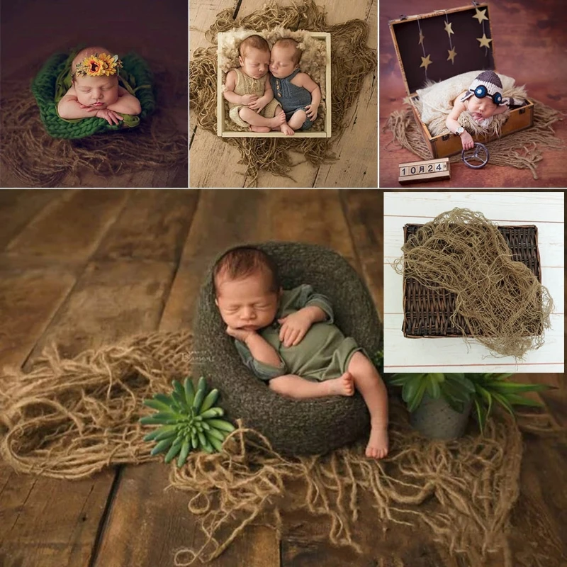 2018 NEW Newborn Jute Backdrop Blanket Baby Photography Prop Chunky Burlap Layer Net Baby Care Gift
2018 NEW Newborn Jute Backdrop Blanket Baby Photography Prop Chunky Burlap Layer Net Baby Care Gift