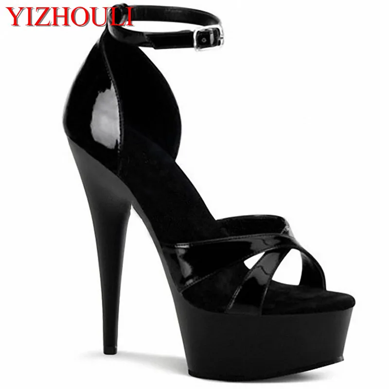 Summer's new open toe sandals, thick platform high heels, 15 cm narrow heel stage model sandals
Summer's new open toe sandals, thick platform high heels, 15 cm narrow heel stage model sandals