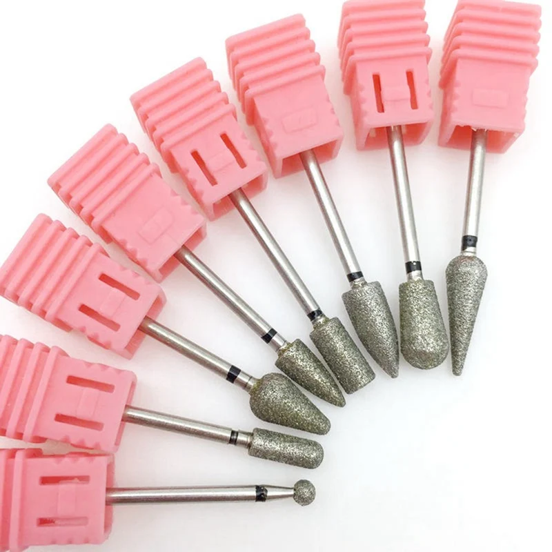 Pink 8 Style Diamond Nail Drill Bit Milling Cutter Burr Electric Drill Manicure Machine Nail Art Accessories Nail Clean Files
Pink 8 Style Diamond Nail Drill Bit Milling Cutter Burr Electric Drill Manicure Machine Nail Art Accessories Nail Clean Files
