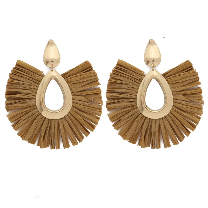 2019 New Ethnic Bohemia Lafite Dangle Drop Earrings Water Resin Lafite Tassel Earrings for Women Jewelry Pendientes Oorbellen
2019 New Ethnic Bohemia Lafite Dangle Drop Earrings Water Resin Lafite Tassel Earrings for Women Jewelry Pendientes Oorbellen