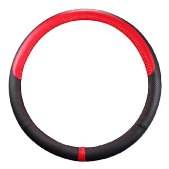 Genuine Leather Car Steering Wheel Cover Two-Tone Sport Steering-Wheel Covers Anti Slip Universal Size M 38CM Auto Accessories
Genuine Leather Car Steering Wheel Cover Two-Tone Sport Steering-Wheel Covers Anti Slip Universal Size M 38CM Auto Accessories