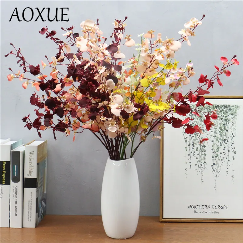 AOXUE Simulation fake flower single branch 4 branches dynamic peacock dancing orchid wedding photography home decoration flowers
AOXUE Simulation fake flower single branch 4 branches dynamic peacock dancing orchid wedding photography home decoration flowers