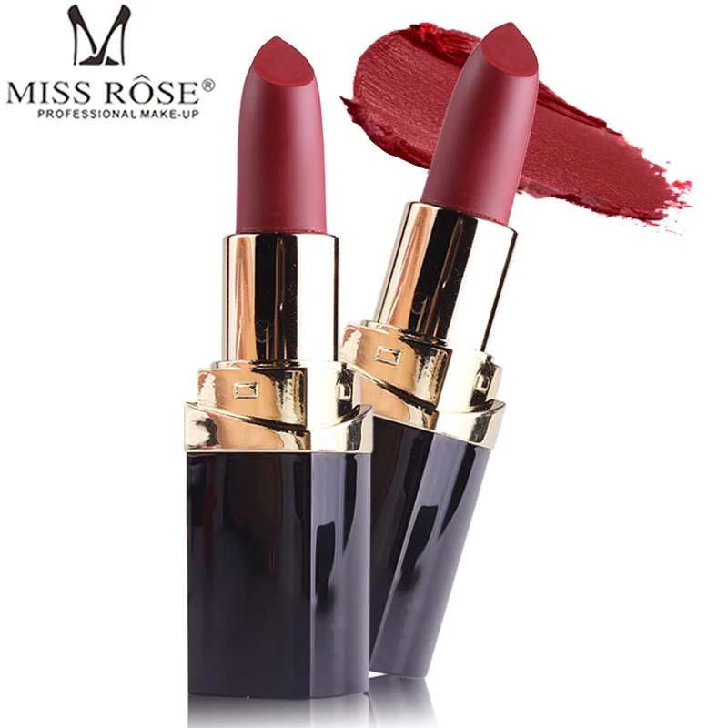 MISS ROSE Red Matt Lipstick Make Up Pigment Long Lasting Impermeable Cosmetics For Lips Make up Matt Lipstick
MISS ROSE Red Matt Lipstick Make Up Pigment Long Lasting Impermeable Cosmetics For Lips Make up Matt Lipstick
