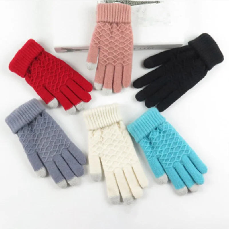 Magic Touch Screen Gloves Women Kids Warm Winter Outing Cycling Knit Mittens Full Finger Guantes Female Crochet Mitt
Magic Touch Screen Gloves Women Kids Warm Winter Outing Cycling Knit Mittens Full Finger Guantes Female Crochet Mitt