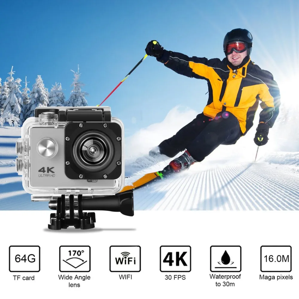 SJ60 Waterproof 2" LCD 4K Wifi HD 1080P Ultra Sports Motion Action Camera DVR Cam Camcorder HDMI 32GB 170 Degrees HD Wide-angle
SJ60 Waterproof 2" LCD 4K Wifi HD 1080P Ultra Sports Motion Action Camera DVR Cam Camcorder HDMI 32GB 170 Degrees HD Wide-angle