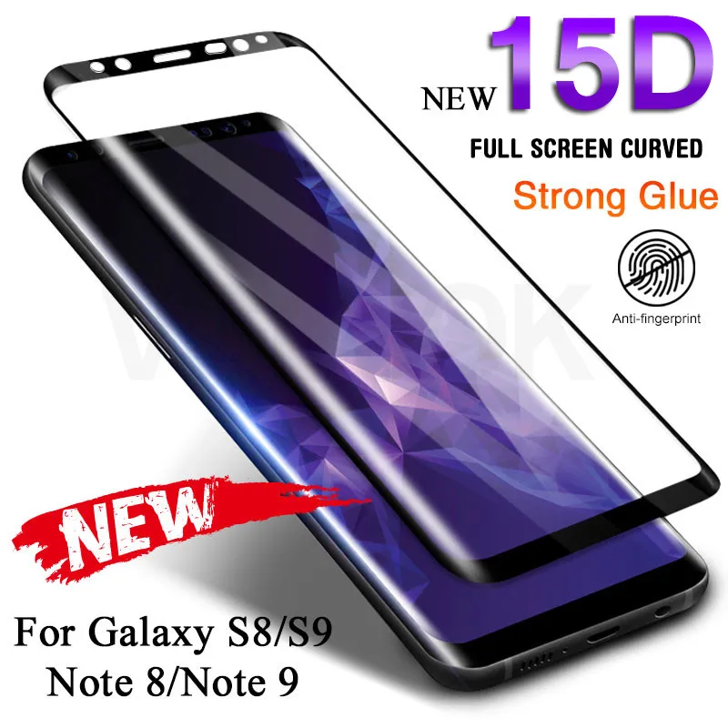 15D Full Curved Tempered Glass For Samsung Galaxy S8 S9 Plus Note 8 9 Screen Protector For Samsung S7 Edge S9 S8 Protective Film
15D Full Curved Tempered Glass For Samsung Galaxy S8 S9 Plus Note 8 9 Screen Protector For Samsung S7 Edge S9 S8 Protective Film