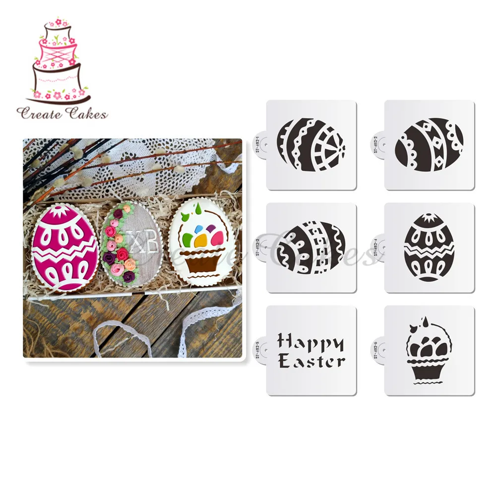 New Arrival Easter Stencil for Cookies and Cupcake Decoration Fondant Cake Stencil Plastic Template Decorating Tools Bakeware
New Arrival Easter Stencil for Cookies and Cupcake Decoration Fondant Cake Stencil Plastic Template Decorating Tools Bakeware