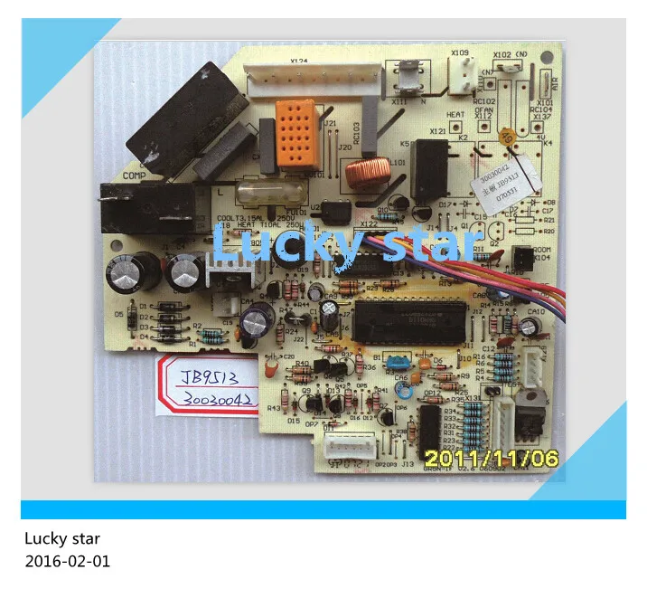 

98% new for Gree Air conditioning computer board circuit board 30030042 JB9513 GR5N-1F good working