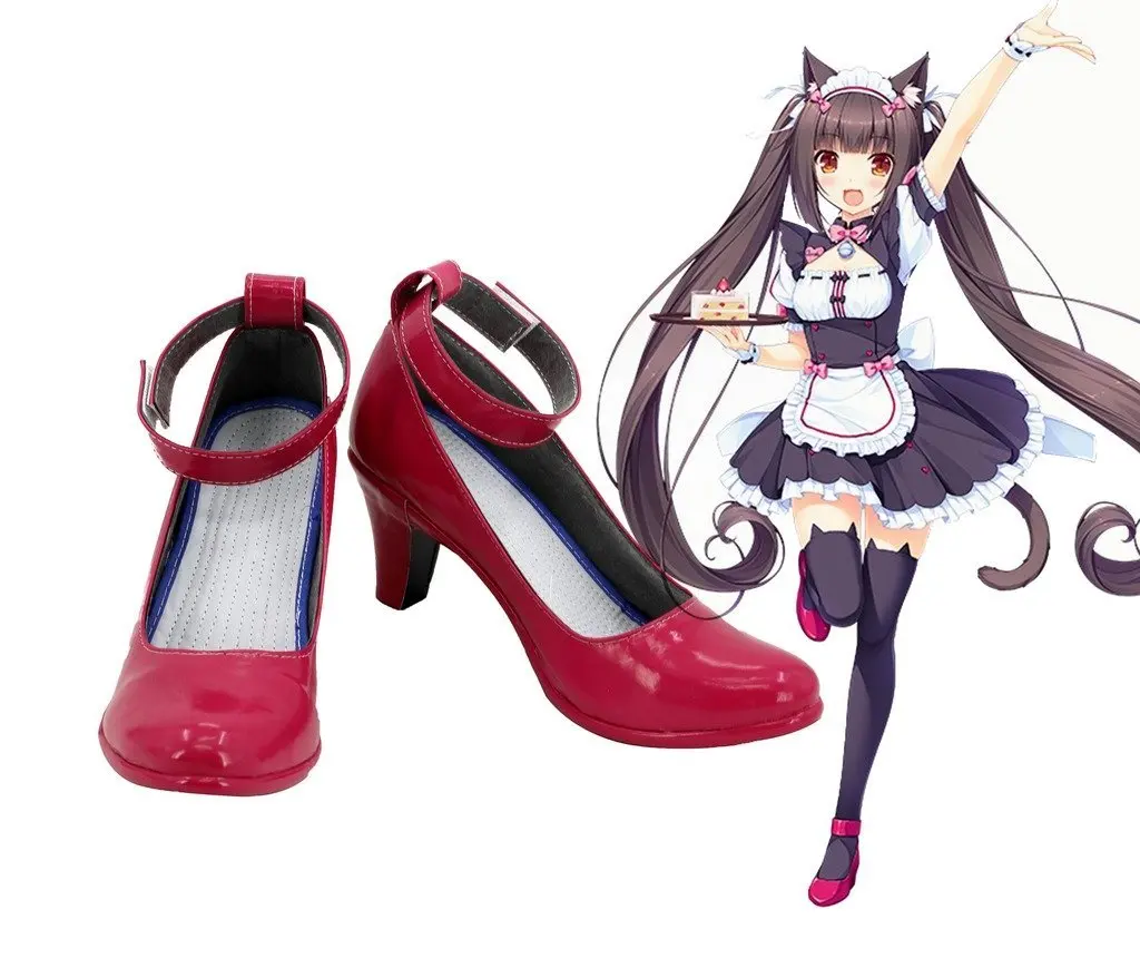 Обувь Chocola на высоком каблуке для косплея NEKOPARA Chocola, обувь для косплея, красные ботинки, изготовленные на заказ унисекс
Обувь Chocola на высоком каблуке для косплея NEKOPARA Chocola, обувь для косплея, красные ботинки, изготовленные на заказ унисекс