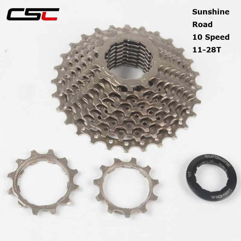 CSC SUNSHINE Road Bike 10s Cassette 11- 28T Freewheel Bicycle Parts10Speed Flywheel for SH1MAN0 5600 5700 105 sram rival
CSC SUNSHINE Road Bike 10s Cassette 11- 28T Freewheel Bicycle Parts10Speed Flywheel for SH1MAN0 5600 5700 105 sram rival