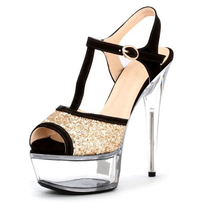 Women's Shoes 6 Inch High Heels Sexy Summer Sparkling Glitter Wedding Shoes 15cm Sexy Platforms Stiletto Sandals
Women's Shoes 6 Inch High Heels Sexy Summer Sparkling Glitter Wedding Shoes 15cm Sexy Platforms Stiletto Sandals