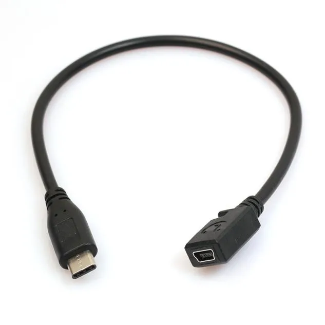 USB 3.1 Type C Male to Mini USB Female faster charging Data Cable Compatible with Apple Linea de datos#10
USB 3.1 Type C Male to Mini USB Female faster charging Data Cable Compatible with Apple Linea de datos#10