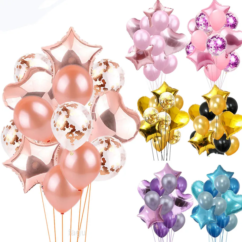 14pcs12inch Latex Colorful Balloons Confetti Air Balloons Inflatable Ball Helium Balloon For Birthday Wedding Party Supplies
14pcs12inch Latex Colorful Balloons Confetti Air Balloons Inflatable Ball Helium Balloon For Birthday Wedding Party Supplies
