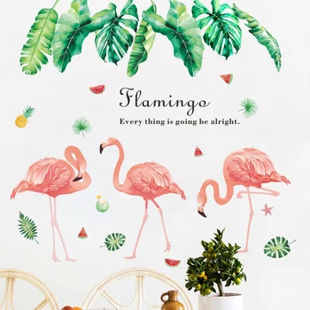 Romantic Cartoon Flamingo Wall Stickers Birds Mural Decals for Kids Rooms Baby Bedroom Nursery Decoration
Romantic Cartoon Flamingo Wall Stickers Birds Mural Decals for Kids Rooms Baby Bedroom Nursery Decoration