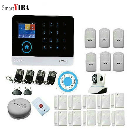 SmartYIBA Home Security Burglar House Fire Alarm System, EN RU ES PL DE Switchable/Remote Control RFID card+IP Camera Alarm
SmartYIBA Home Security Burglar House Fire Alarm System, EN RU ES PL DE Switchable/Remote Control RFID card+IP Camera Alarm