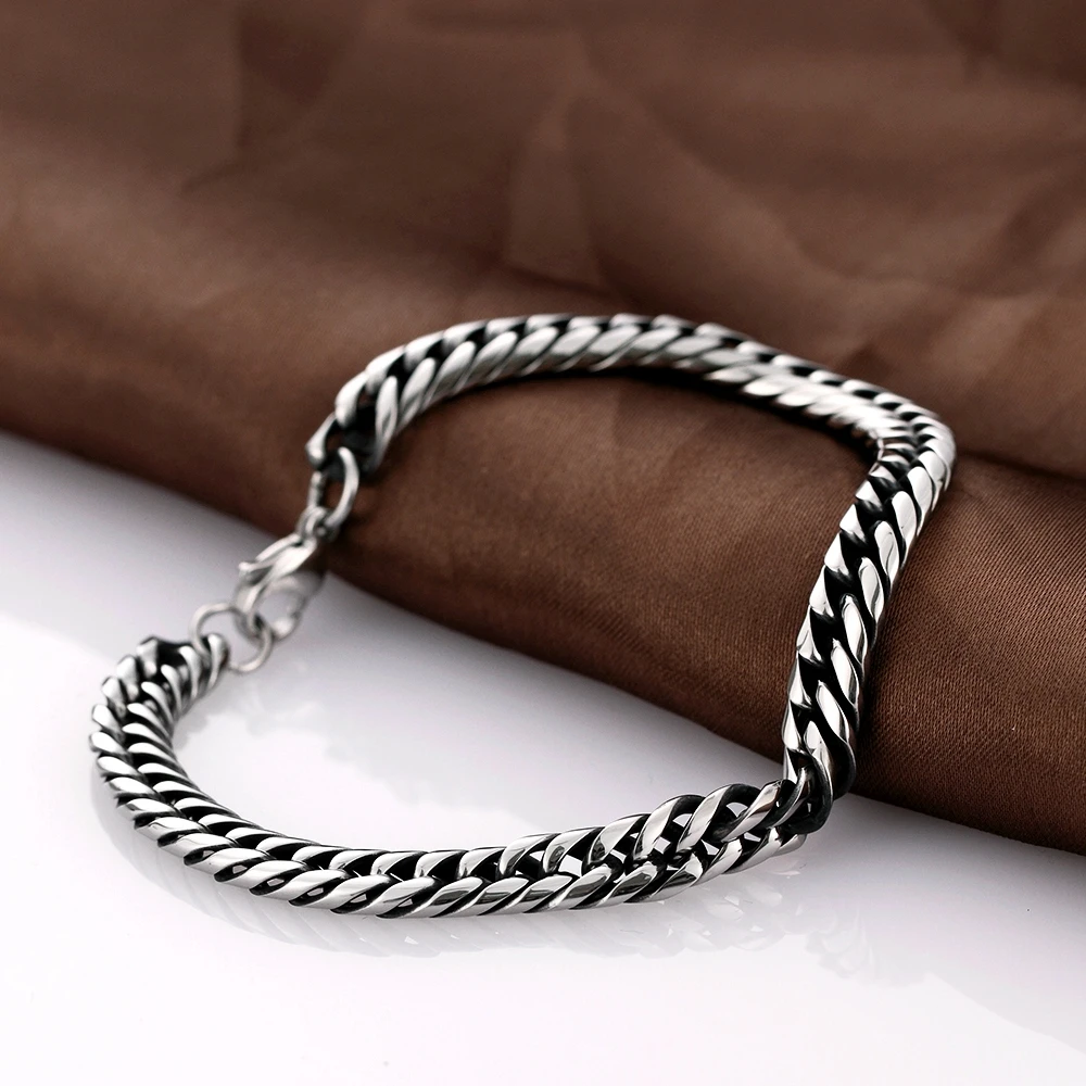 2018 men's bracelets & Bangles 3*7mm 316L Stainless Steel Wrist Band Hand snake Chain Jewelry Gift pulseira masculinas
2018 men's bracelets & Bangles 3*7mm 316L Stainless Steel Wrist Band Hand snake Chain Jewelry Gift pulseira masculinas