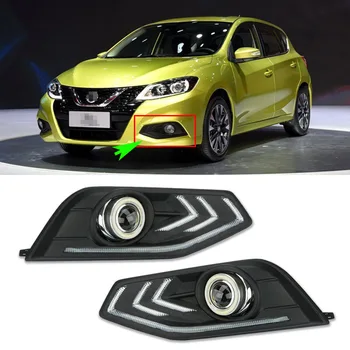 Superb LED Bulbs COB Fog Lights +DRL Source Angel Eye Bumper Cover Fit For Nissan Tiida 2016
Superb LED Bulbs COB Fog Lights +DRL Source Angel Eye Bumper Cover Fit For Nissan Tiida 2016