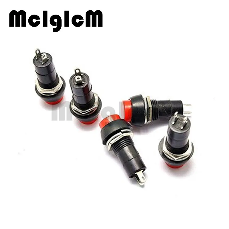 5pcs 12mm Plastic Push Button Switch Self-locking / Momentary Switchs 3A 150V 2PIN Red On-off
5pcs 12mm Plastic Push Button Switch Self-locking / Momentary Switchs 3A 150V 2PIN Red On-off