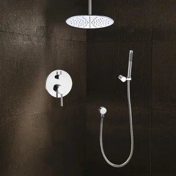 2 Styles Modern Round Chrome Rain Shower Head Faucet With Hand Shower Sprayer Mixer Bathroom Shower Faucet Set Mixer Valve Taps
2 Styles Modern Round Chrome Rain Shower Head Faucet With Hand Shower Sprayer Mixer Bathroom Shower Faucet Set Mixer Valve Taps