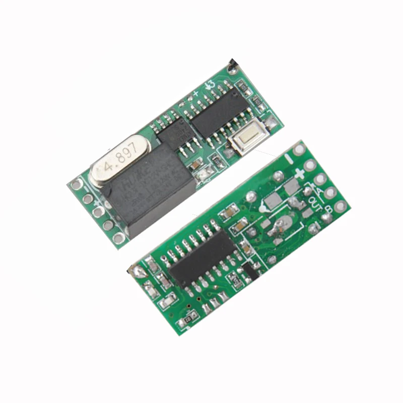 DC3V 3.7V 4.2V 5V 12V 2A Relay Mini Remote Switch Rx only ASK Smart Home Broadlink RF App wireless Switch NO COM NC Contact
DC3V 3.7V 4.2V 5V 12V 2A Relay Mini Remote Switch Rx only ASK Smart Home Broadlink RF App wireless Switch NO COM NC Contact