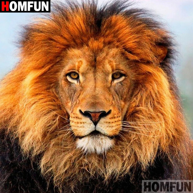 HOMFUN Full Square/Round Drill 5D DIY Diamond Painting "Animal lion" 3D Embroidery Cross Stitch 5D Decor Gift A16631
HOMFUN Full Square/Round Drill 5D DIY Diamond Painting "Animal lion" 3D Embroidery Cross Stitch 5D Decor Gift A16631