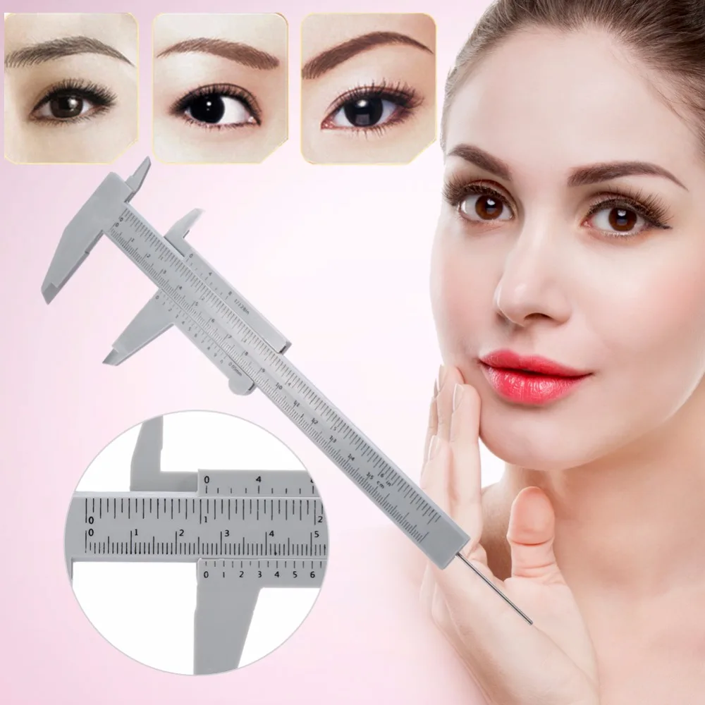 150MM Plastic Eyebrow Ruler Measuring Vernier Caliper Tattoo Microblading Caliper Ruler Permanent Makeup Measurement Tool Tatoo
150MM Plastic Eyebrow Ruler Measuring Vernier Caliper Tattoo Microblading Caliper Ruler Permanent Makeup Measurement Tool Tatoo