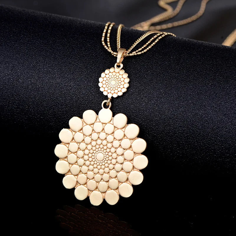 50mm Sunflower Pendant Necklace, Vintage Women Long Necklace Jewelry,2018 New Women Jewelry,Support Dropshipping Orders
50mm Sunflower Pendant Necklace, Vintage Women Long Necklace Jewelry,2018 New Women Jewelry,Support Dropshipping Orders