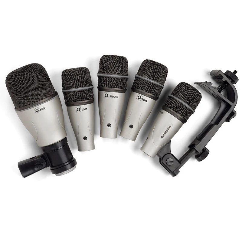 Samson 5KIT 5 sets drum pickup microphone professional jazz drum microphone Mic Set In Box
Samson 5KIT 5 sets drum pickup microphone professional jazz drum microphone Mic Set In Box