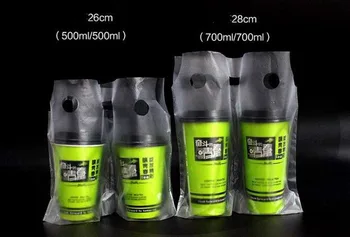 500pcs/lot- Capacity. 500ML-700ML 5 Silk Disposable Plastic Bags for 2 double Cup Milk Tea Coffee Cup Take-out Packaging Bags
500pcs/lot- Capacity. 500ML-700ML 5 Silk Disposable Plastic Bags for 2 double Cup Milk Tea Coffee Cup Take-out Packaging Bags