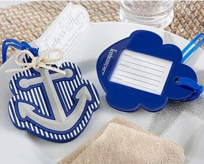 Retail 10pcs/lot Travel Bag Tag Blue Ship's Anchor Wedding Party Souvenirs Gifts For Guest
Retail 10pcs/lot Travel Bag Tag Blue Ship's Anchor Wedding Party Souvenirs Gifts For Guest